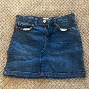 Old Navy Blue Denim Skirt